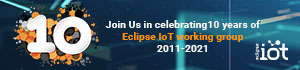 Iot 10th anniversary email signature blue version
